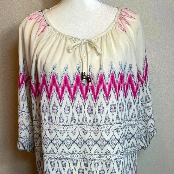 REWIND sheer Boho style blouse - Picture 2 of 10